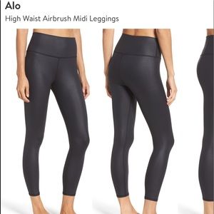 Alo Yoga high-waist Airbrush midi leggings